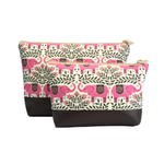 Cosmetic Clutch in Pink Elephants