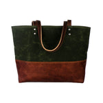 Carryall Tote in Olive Green