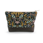 Cosmetic Clutch in Metallic Floral