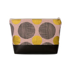 Cosmetic Clutch in Pink & Gold