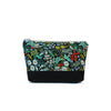 Cosmetic Clutch in Hunter Green Floral